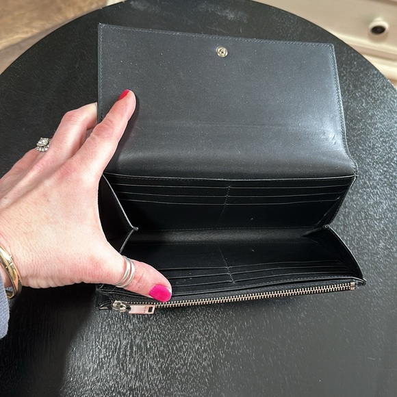 YSL Authentic Saint Laurent Studded Long Wallet - Picture 4 of 16